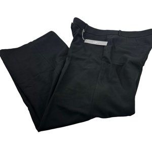 The Loft Women's Sz 12 Pant High Waist Straight Through Hip Black New With Tags